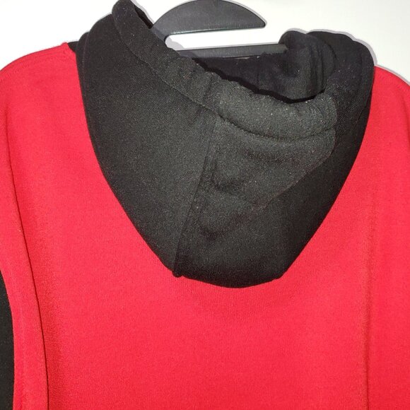 Ring of Fire Men's Hooded Varsity Jacket, Size XL - Picture 6 of 7